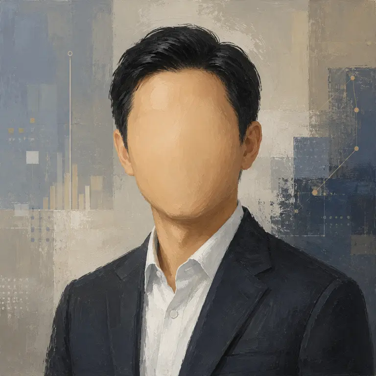 Symbolic portrait illustration for an AI systems capability role
